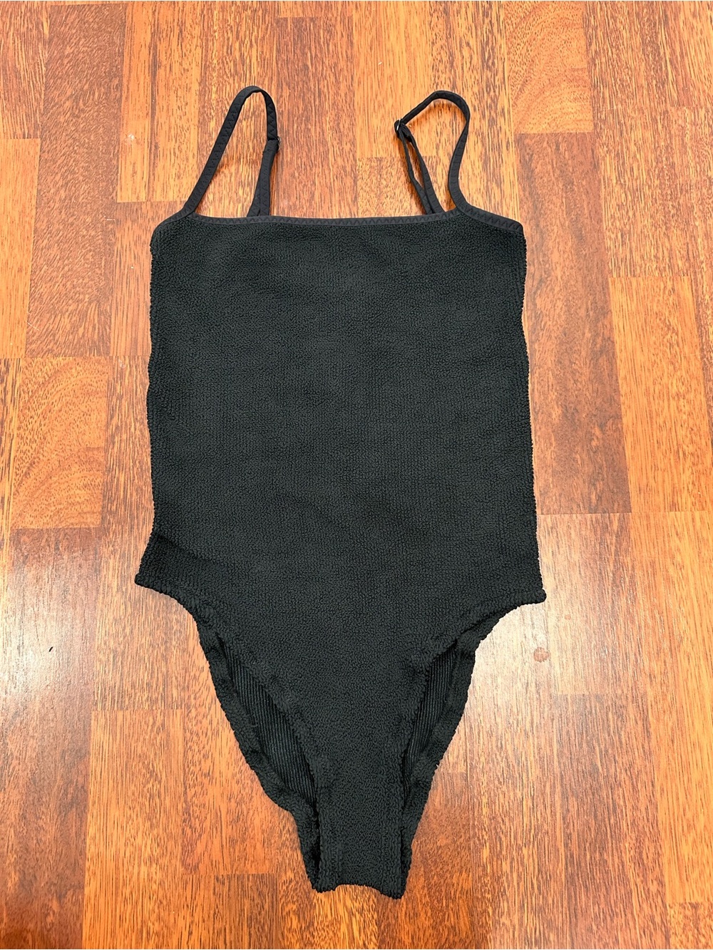 MC2 Saint Barth Black Textured Strap One-Piece Swimsuit - Picture 7 of 14